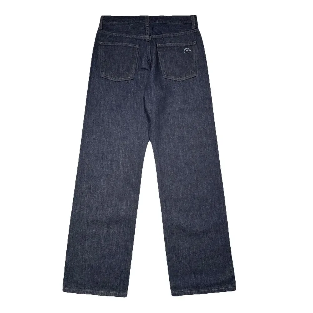 JW Anderson x Uniqlo Straight Jeans Women 26x31 (29x30.75) Blue Denim Collab JWA - Picture 3 of 12